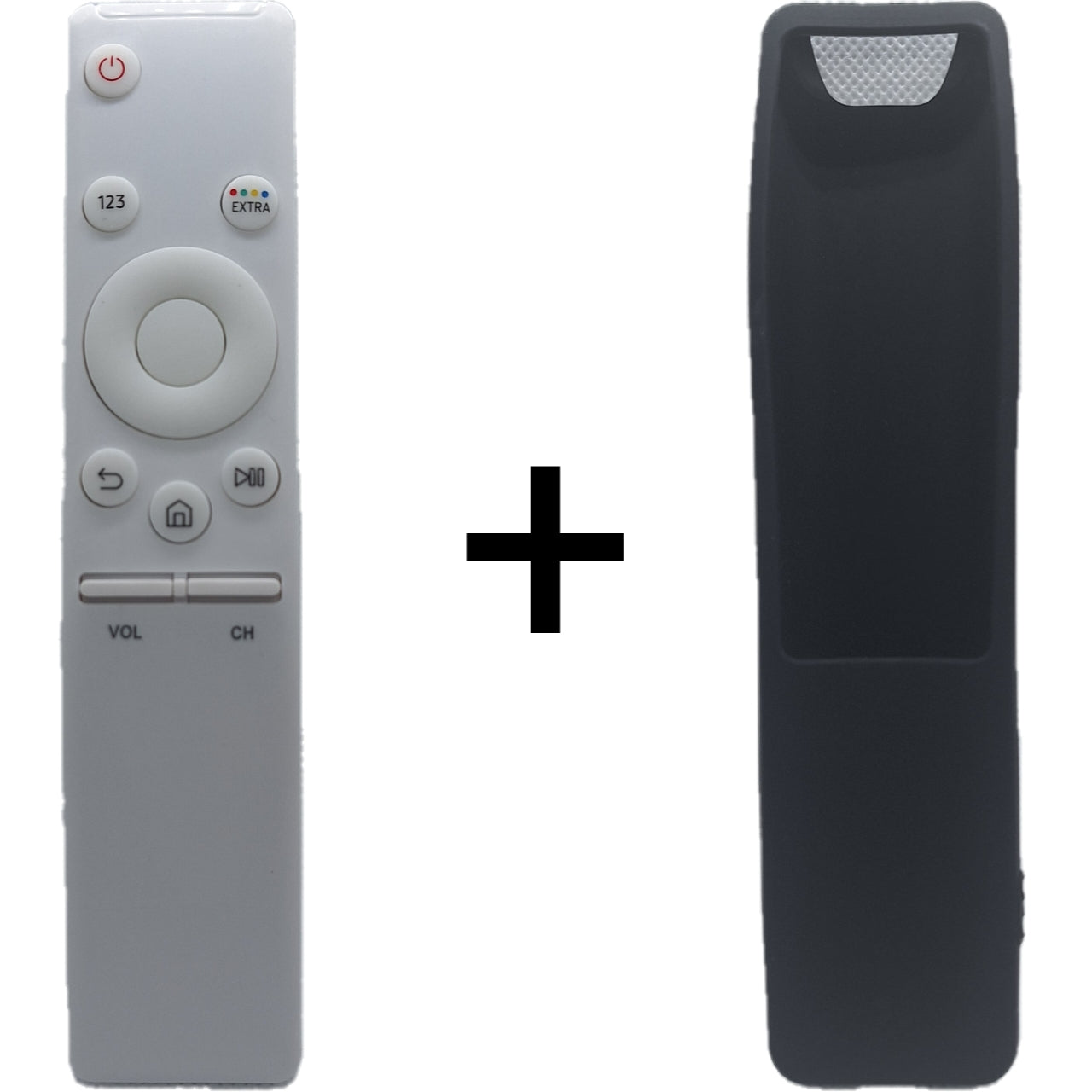 Mando BN59-01259B Blanco Compatible con Samsung | Control Remoto Simple para Smart TV y Modelos No Smart TV