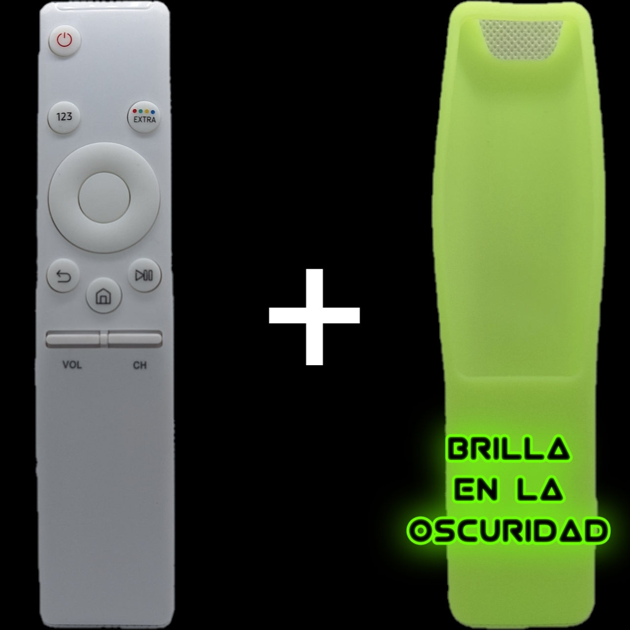 Mando BN59-01259B Blanco Compatible con Samsung | Control Remoto Simple para Smart TV y Modelos No Smart TV
