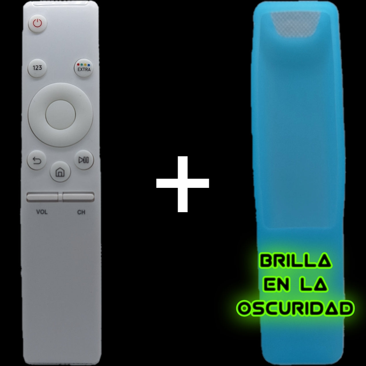 Mando BN59-01259B Blanco Compatible con Samsung | Control Remoto Simple para Smart TV y Modelos No Smart TV