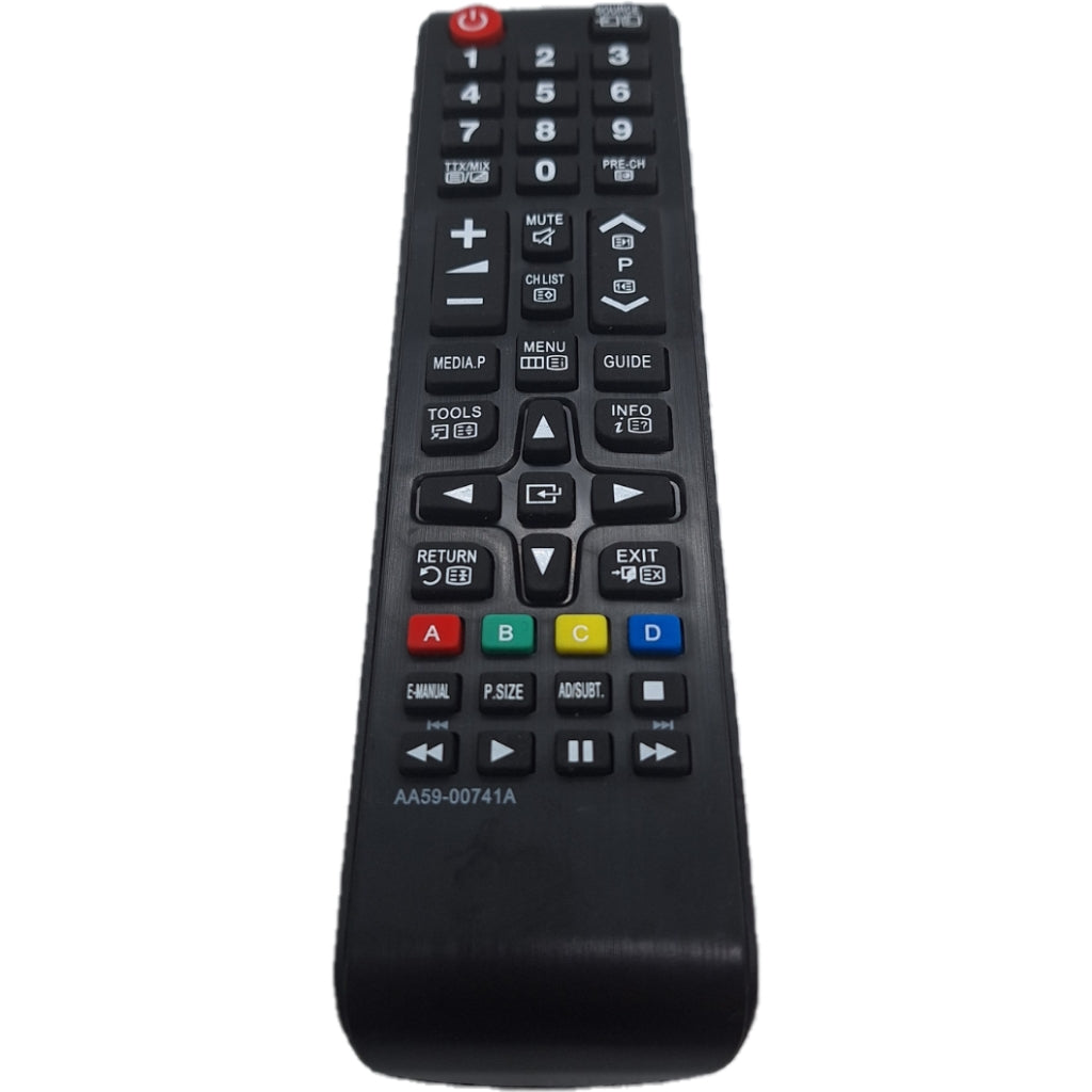 Vista inferior de control AA59-00741A para Samsung TV.