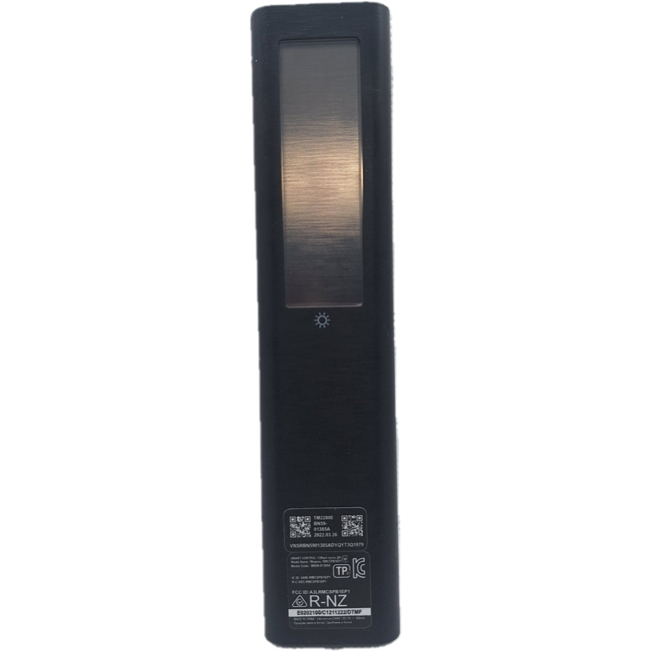 Mando con panel solar para Samsung Smart TV.