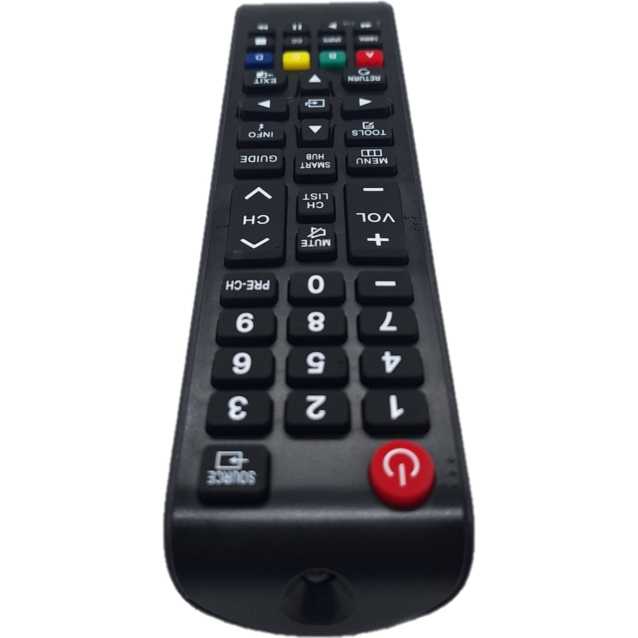 Vista superior de control remoto BN59-01199F para Samsung.