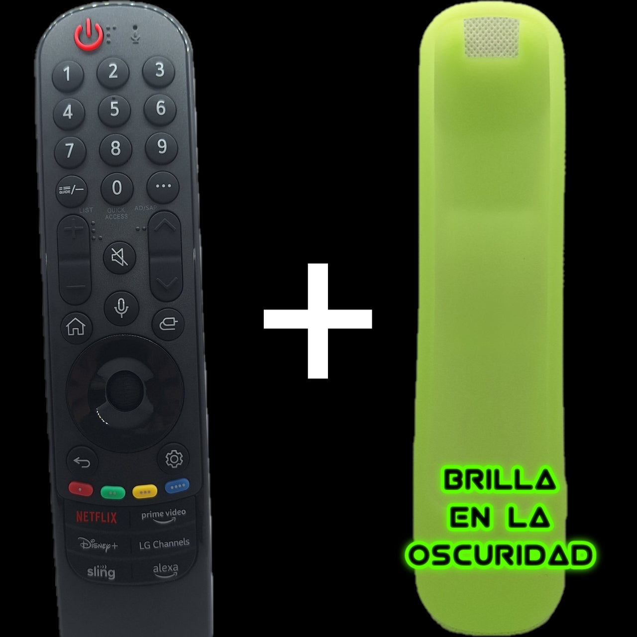 Mando LG MR23GN Magic Remote con Micrófono y Puntero | Control Compatible con Smart TV LG