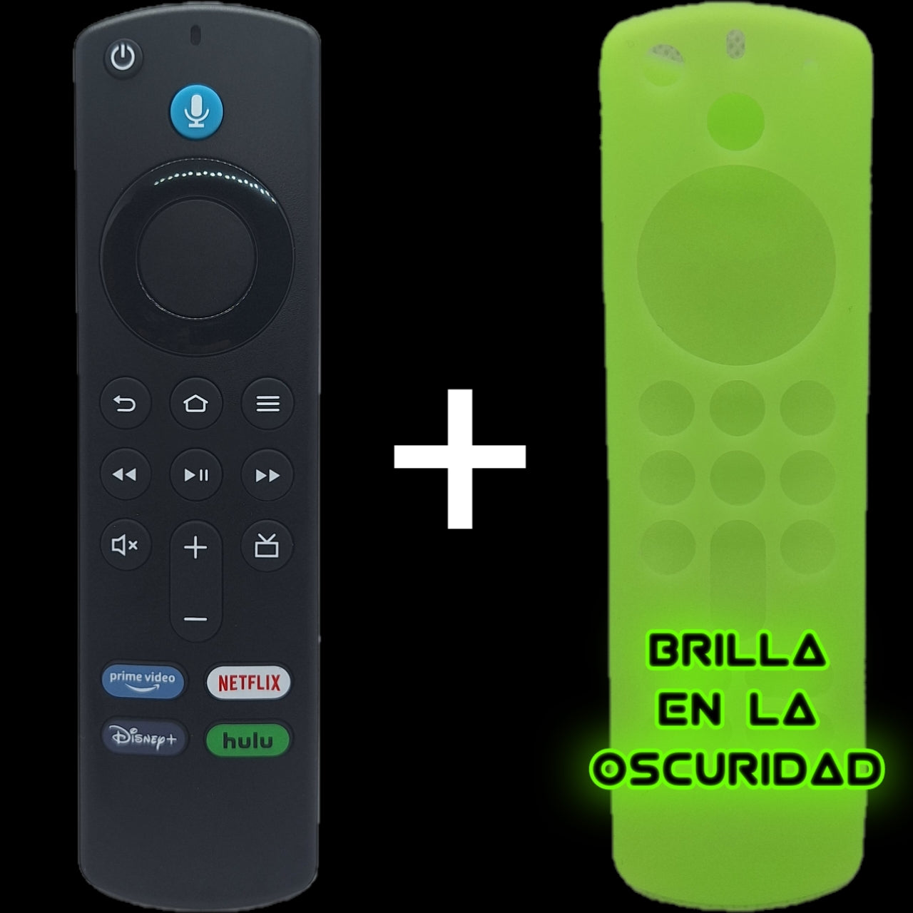 Mando Compatible con Amazon Fire TV | Control Remoto para Fire TV Stick y Cube