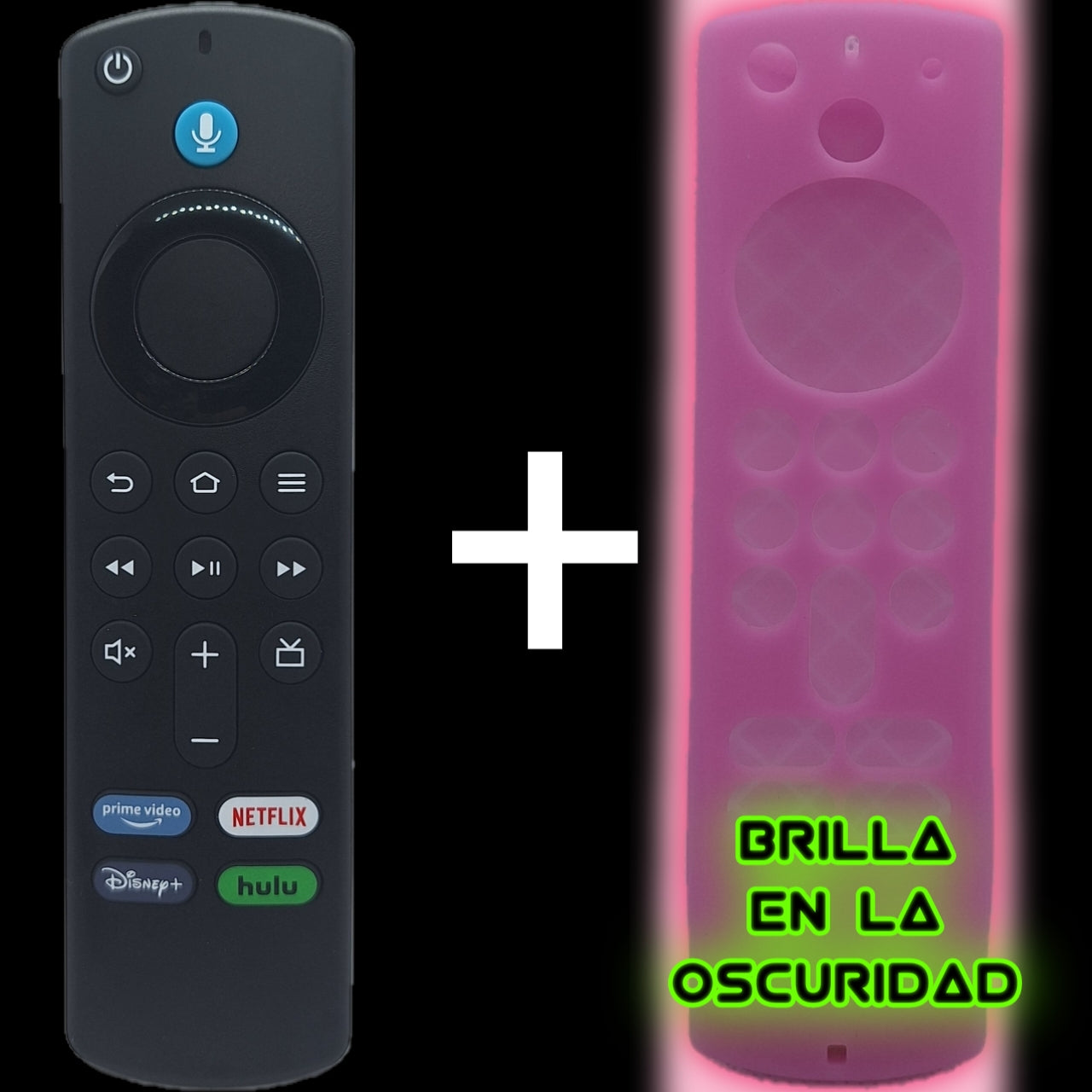 Mando Compatible con Amazon Fire TV | Control Remoto para Fire TV Stick y Cube