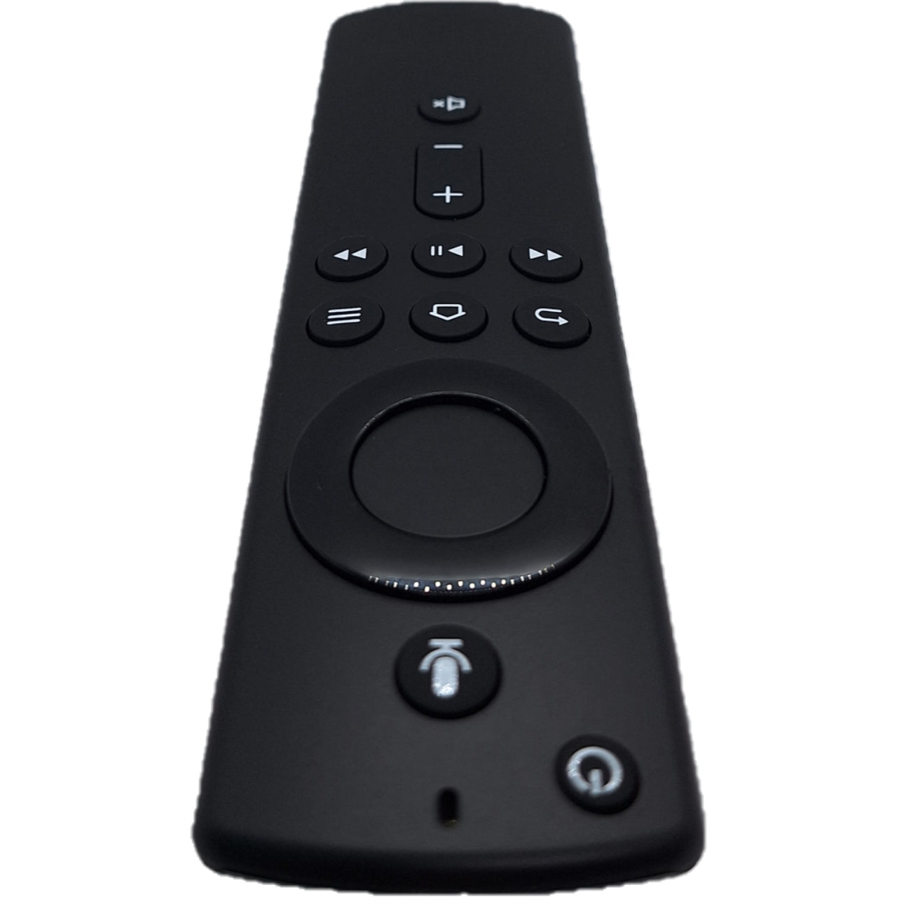 Vista superior del mando compatible con Amazon Fire TV Stick 2ª generación. Reemplazo funcional.