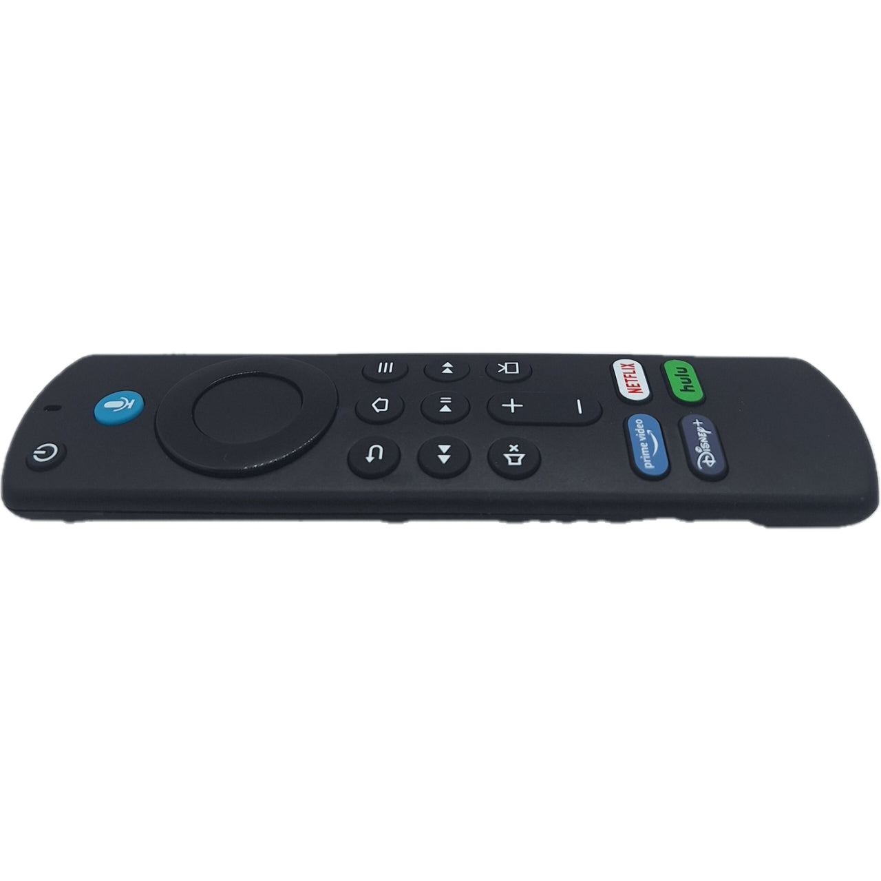 Mando para Amazon Fire tv con botón hulu en horizontal.