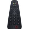 Vista superior del mando LG Magic Remote MR22GA. Resalta su diseño compacto con acceso fácil a los botones principales y el micrófono para control por voz. Compatible con televisores LG Smart TV de 2021 y 2022.