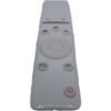 mando-bn59-01259b-blanco-samsung-pilas-aa Vista superior del mando BN59-01259B blanco para Samsung, funciona con pilas AA sin necesidad de configuración.