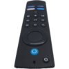 mando-fire-tv-con-microfono Vista superior de mando con botón de Amazon Music compatible con dispositivos de straming Amazon.