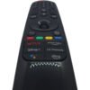 Vista inferior del mando mágico LG MR22GA compatible con televisores LG Smart TV.