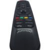 Vista inferior del mando LG MR23GN, compatible con televisores LG Smart TV con micrófono y puntero.